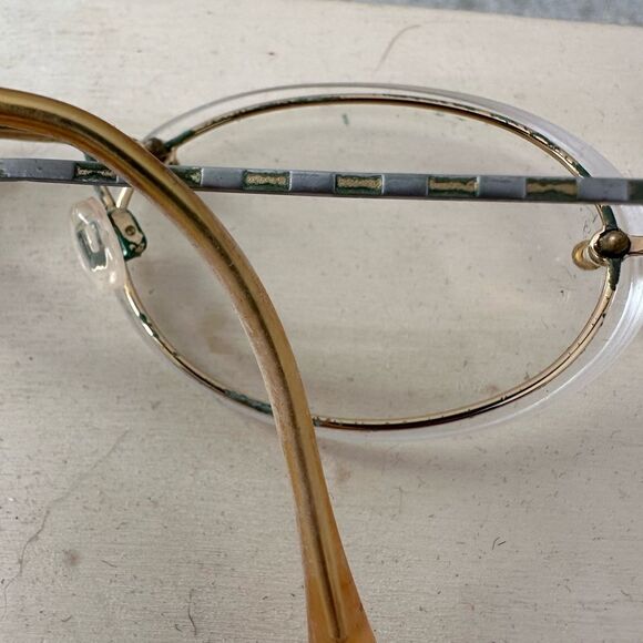Vintage Cazal Germany Semi Rimless Glasses As Is - Picture 5 of 9